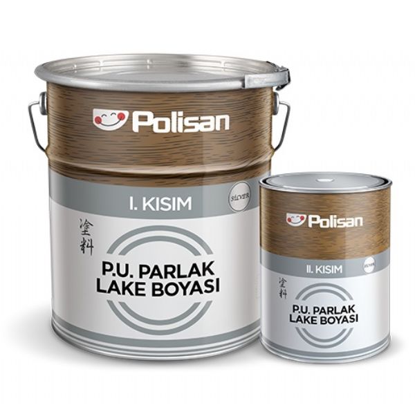 Poliretan Parlak Lake Boya Silver